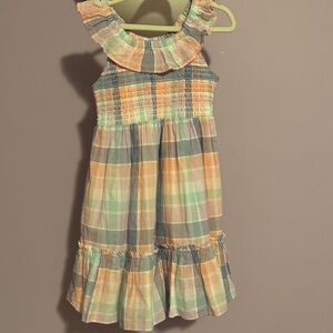 Crewcuts Multicolor Plaid Ruffle Dress